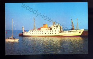 f2510 - Scilly Isles Ferry - Scillonian III at St.Marys - postcard