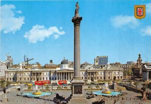 BT18145 nelsons column and trafalgar square london  uk