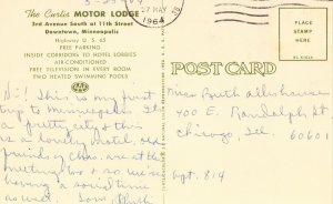 The Curtis Motor Lodge - Minneapolis, Minnesota Vintage Postcard