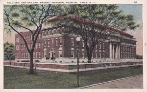 New York Utica Soldiers And Sailors Masonic Memorial Hospital