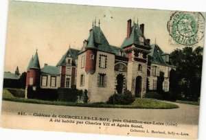 CPA Chateau de COURCELLES-le-ROY PRES CHATILLON-sur-LOIRE - (228129)