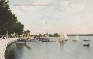 Iowa Council Bluffs Water Front Lake Manawa 1912