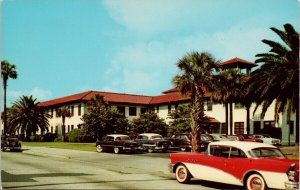 Jacksonville FL St. Luke's Hospital Automobiles Duval News Co Postcard H52