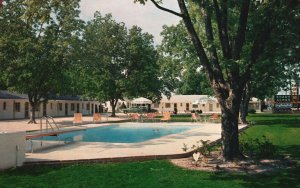 Shady Acres Motel Picturesquare Pecan Grove South Glennville Georgia Postcard