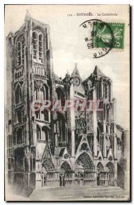 Old Postcard Bourges La Cathedrale