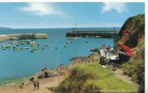 Cornwall Postcard - The Outer Harbour - Mevagissey - Ref TZ4080