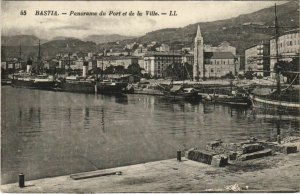 CPA Bastia Panorama du Port et de la Ville CORSICA (1078382)