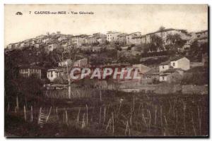 Cagnes sur Mer - Generale view - Old Postcard