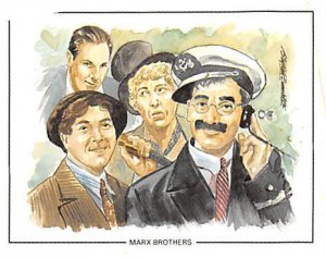 Approx. Size: 2.5 x 3 The Marx Brothers  Late 1800's Tradecard Non  