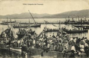 spain, VIGO, Llegada del Pescado, Fishing (1910s) J. Buceta Postcard
