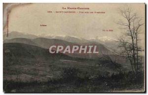 Postcard Old St Gaudens View Pyrenees