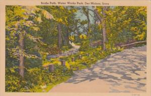 Iowa Des Moines Bridle Path In Water Works Park