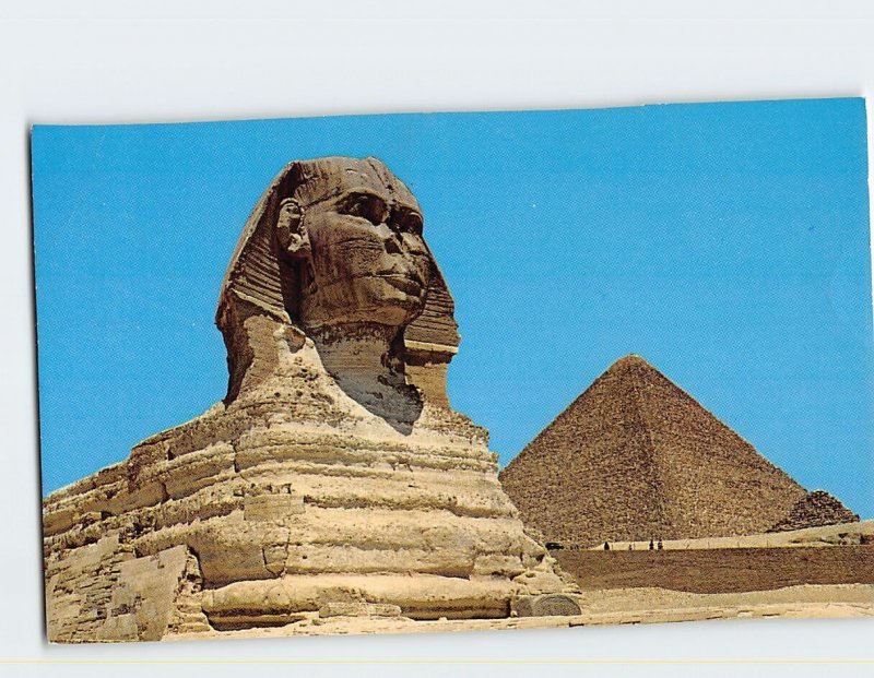 Postcard Sphinx Giza Egypt