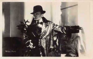ACTOR MOVIE STAR WILLY FORST REMACO REAL PHOTO POSTCARD (c. 1930s)