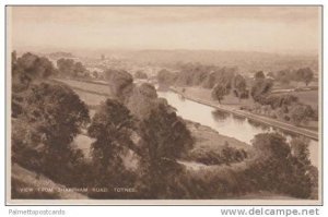 Scenic View of Totnes from Sharpham Road, Devon England 1900-10s