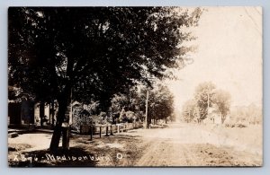 J87   Madisonburg Ohio RPPC Postcard c1910 Leiter Wooster Wayne #1984