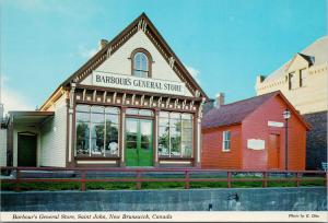 Barbour's General Store Saint John NB New Brunswick UNUSED Postcard D94