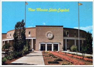 Postcard NM Sante Fe - New Mexico State Capitol