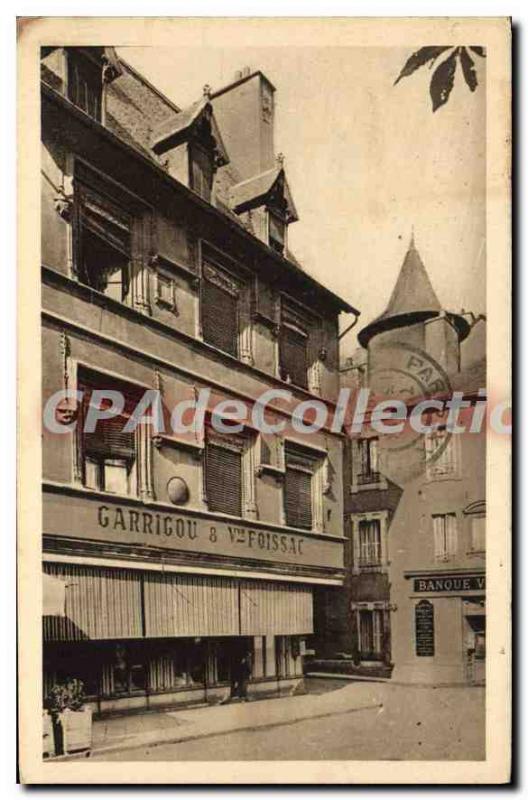 Postcard Old Rodez Place Bourg Old Houses