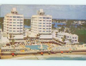 Unused 1950's SHERRY FRONTENAC HOTEL Miami Beach Florida FL Q4319