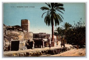 Mosquée Dans L'Oasis Tunisia  UNP DB Postcard Q25