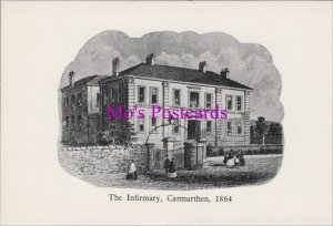 Wales Postcard - Carmarthen, The Infirmary, 1864 (Repro)  RS37887