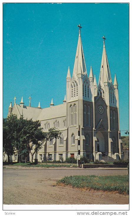 Exterior, St. Patrick's Church, Medicine Hat, Alberta, Canada, 40-60s