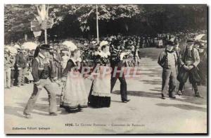 Old Postcard Folklore Breton Gavotte Costumes Bannalec