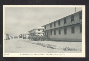 CAMP LEE VIRGINIA QUARTERMASTER REPLACEMENT CENTER US ARMY BASE VINTAGE POSTCARD