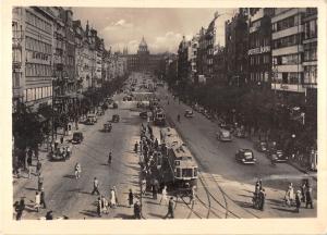 BR46062 Vaclavske namestt tramway Praha    Czech Republic