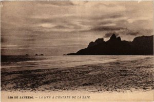 CPA AK RIO DE JANEIRO La Mer a l'entrée de la baie. BRAZIL (622302)