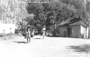 RPPC Huasteca, N.L., Mexico Nuevo León c1930s Vintage Photo Postcard