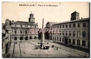 Arles Postcard Old Place de la Republique