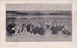 New Jersey Atlantic City In The Surf