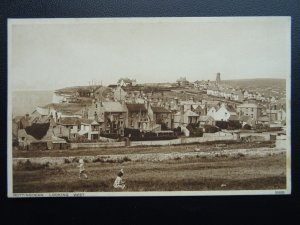 Sussex ROTTINGDEAN Looking West showing Windmill c1930's by Photochrom