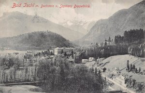 BAD-ISCHL AUSTRIA~MIT DACHSTEIN VON SOPHIENS DOPPELBLICK~1906 F E BRANDT POSTCRD