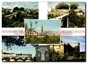 Postcard Modern NONTRON lyce church viaduct