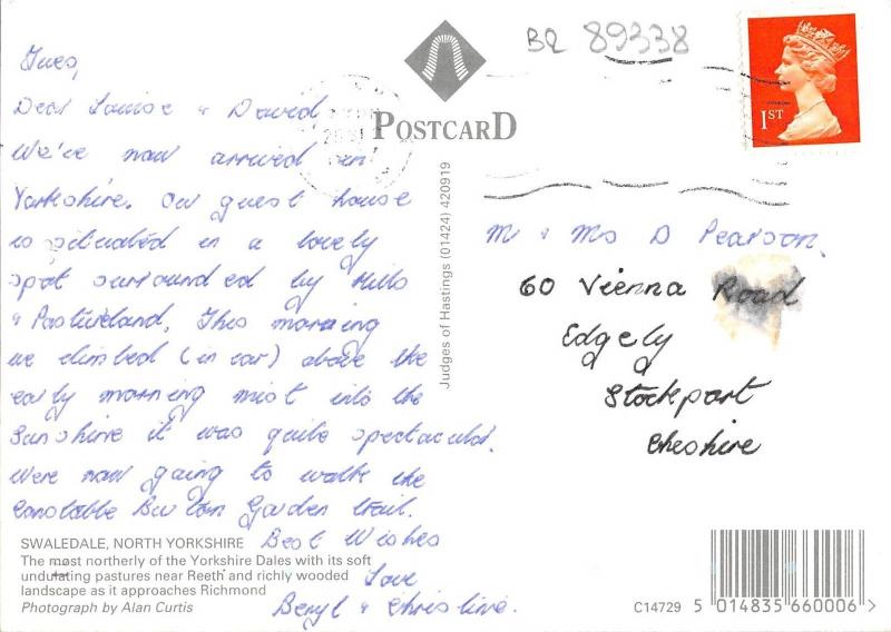 BR89338 swaledale north yorkshire  uk