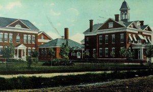 C.1900-10 Public Buildings, County House Schenectady, NY Postcard P90