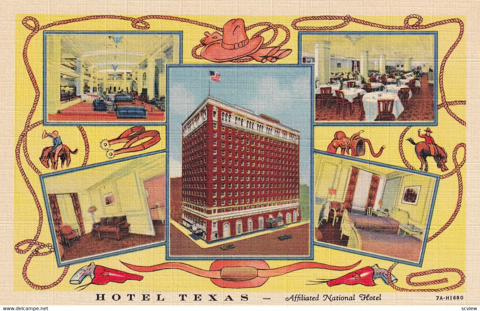 FORT WORTH, Texas, 1930-1940's; Hotel Texas | United States - Texas