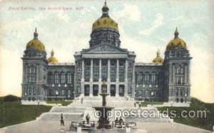 Des Moines, Iowa, Ia, USA State Capitol 1909 