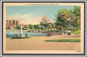 Maryland, Baltimore - Lake Drive Druid Hill Park - [MD-065]
