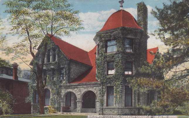 The Baldwin Cottage - Oberlin College - Oberlin, Ohio - pm 1918 - DB