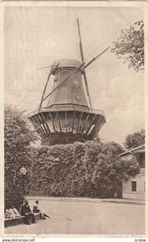 SANSSOUI , Germany , 1912 ; Windmill; TUCK 1003