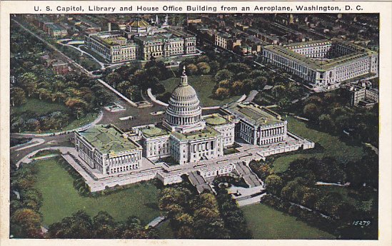 Library Capitol Building and House Office Building Washington D C