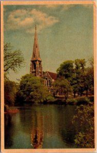 Vtg Denmark København Copenhagen Den Engelske Kirke Postcard