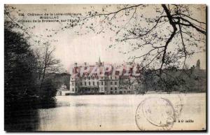 Old Postcard Loire Castles Inferieure Missillac Chateau de la Bretesche on Pond