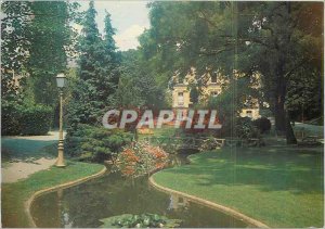 Modern Postcard Fontenay account (Vendee) the garden and the town hall