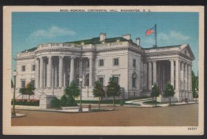 DC Washington Memorial Continental Hall White Marble Building ~ LINEN