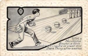 With a Handsome Bowler, a Girls Life is Just One Darn Thing after another Bow...